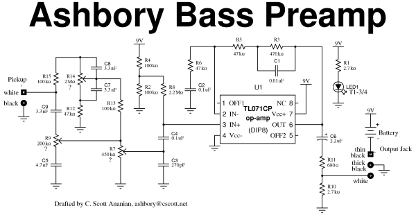 Словед басс. Преамп для бас гитары схема. Preamp для бас гитары. Преамп для бас гитары схема с tl072 Fender. Встроенный преамп для бас гитары схема.