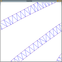 Assemble app: detail of Mallard1 triangulation