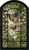 Mallard stained glass